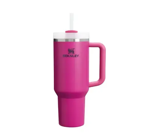 Stanley Quencher Thermos Cup with Straw 1.18 Lt  (Pink)